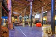 Lasertag arena Area 51 in New York, Dumbo Brooklyn