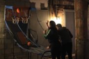 Lasertag arena Area 51 in New York, Dumbo Brooklyn