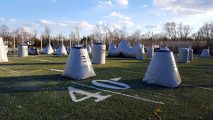 Paintball arena The Playground Paintball Park in Philadelphia