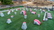 Airsoft arena Combat Paintball Park in Los Angeles