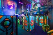 Laser tag arena Main Event Alpharetta in Atlanta