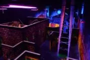 Laser tag arena WhirlyBall Twin Cities in Minneapolis