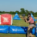 Paintball arena Avid Extreme Sports park in Oklahoma City