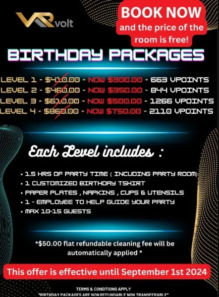 BIRTHDAY PACKAGES