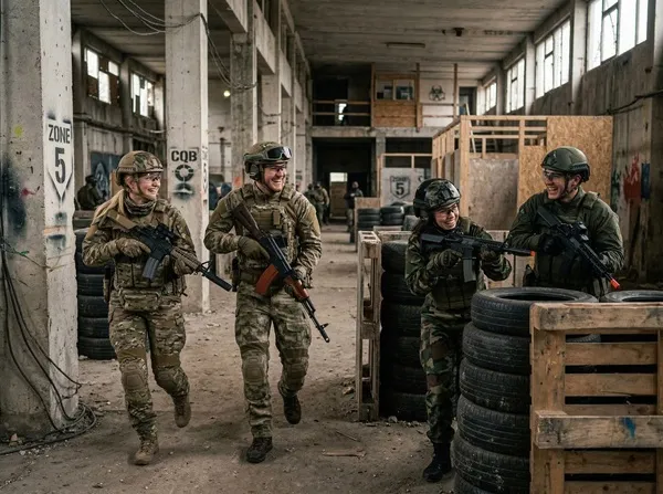 Airsoft  (2 hours 30 min of airsoft)